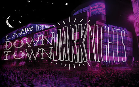 LA Live Downtown Dark Nights