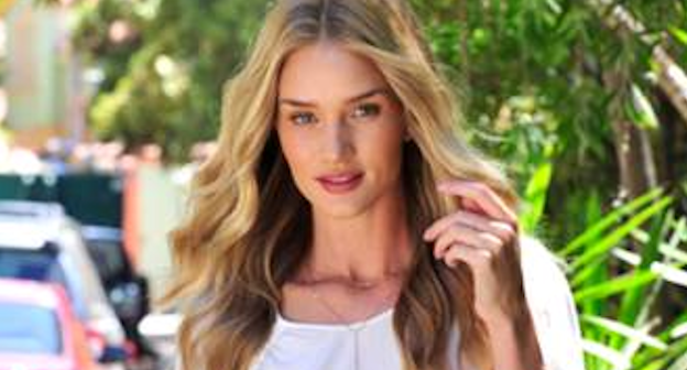 Rosie Huntington-Whiteley Keeps it Comfortable-Chic With Bracelets from the Tiffany T Collection