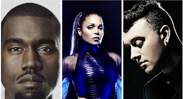 Janet Jackson, Sam Smith & Kanye West