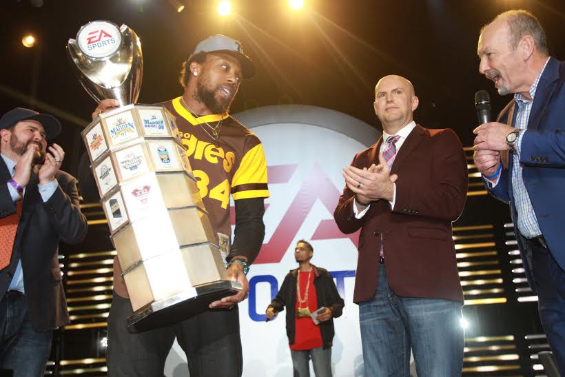 EA SPORTS Madden Bowl XXII, Thursday, Feb. 4, 2016, in San Francisco. (Donald Traill/ AP Images for EA SPORTS)