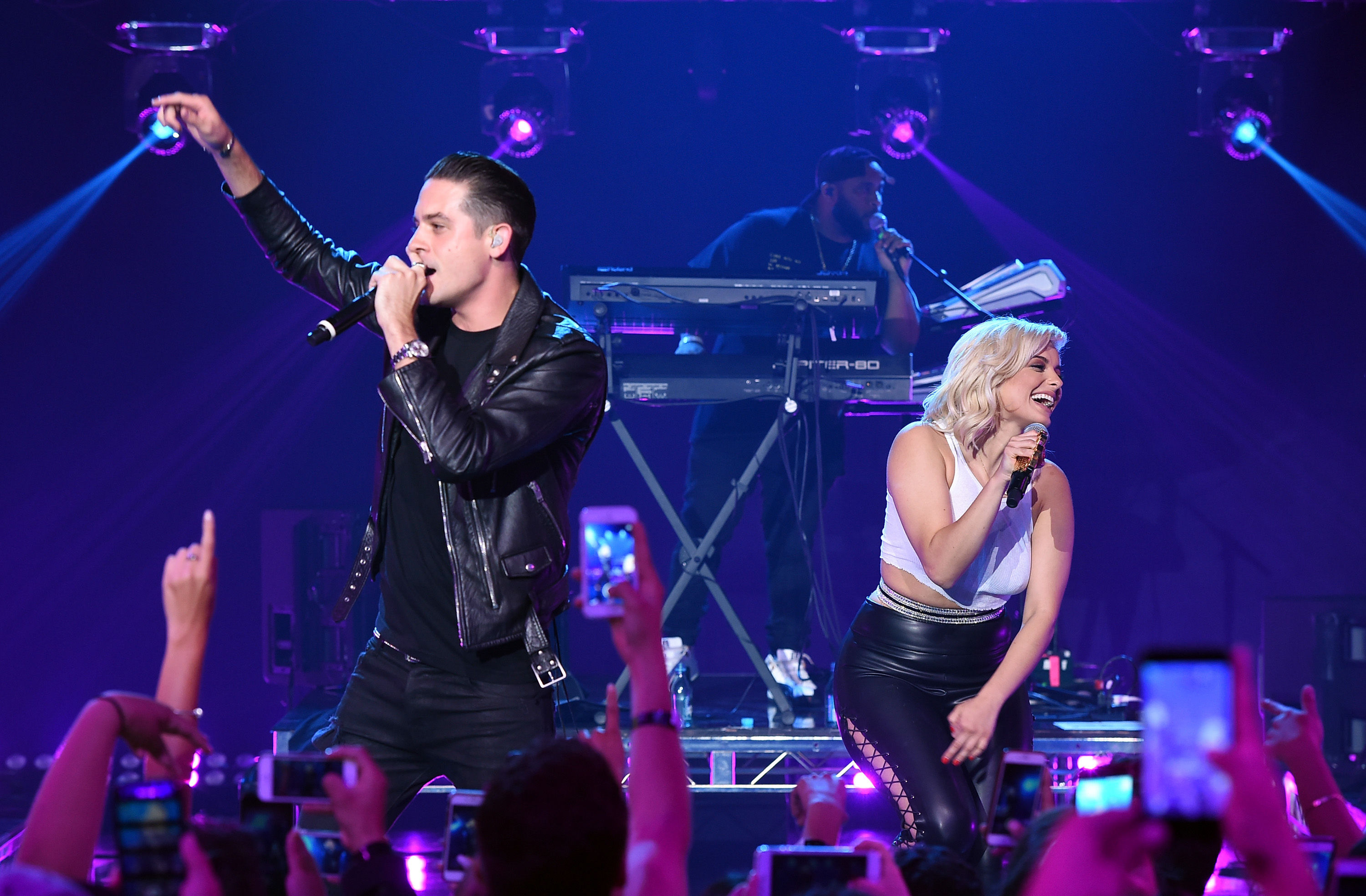 Bebe Rexha Performs With G Eazy At Iheartradio Theater Style Society Magazine